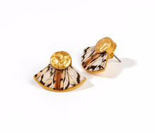 Load image into Gallery viewer, Brackish Fan Stud Gold Plated Earring Gailey