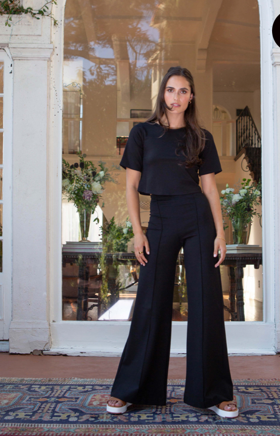 Ripley Rader Ponte Wide Leg Pant Black – The Blue Collection
