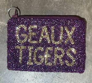 Small Coin Purse Geaux Tigers