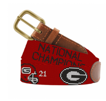 Load image into Gallery viewer, Smathers &amp; Branson Men&#39;s Belt Georgia 2021 National Championship