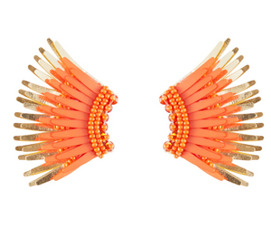 Mignonne Gavigan Mini Madeline Earrings Orange/Gold