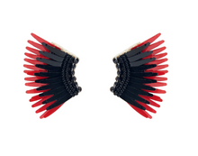 Load image into Gallery viewer, Mignonne Gavigan Mini Madeline Earrings Black/Red