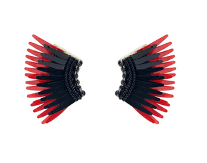 Mignonne Gavigan Mini Madeline Earrings Black/Red