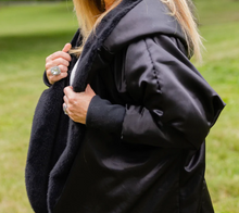 Load image into Gallery viewer, Pretty Rugged Luxe Cardigan Black