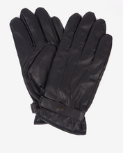 Load image into Gallery viewer, Barbour Men&#39;s Burnished Leather Thinsulate Gloves Black