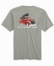 Load image into Gallery viewer, Southern Tide Snowy Truck Heather Tee Quarry