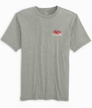 Load image into Gallery viewer, Southern Tide Snowy Truck Heather Tee Quarry