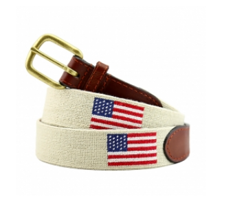 S&B Belt American Flag Khaki