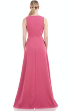 Load image into Gallery viewer, Kay Unger Lorelai Walk Through Jumpsuit Berry Sorbet