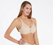 Load image into Gallery viewer, Spanx Low Profile Minimizer Bra Champagne Beige