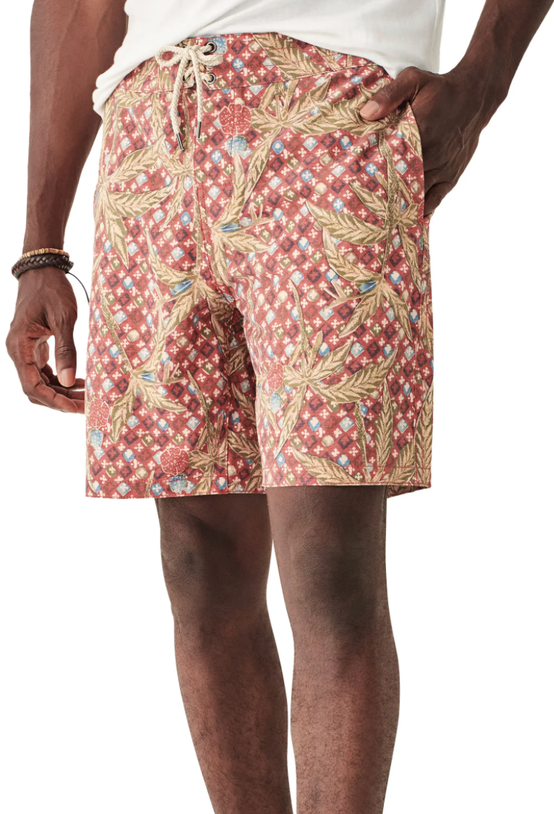 Faherty boardshorts top