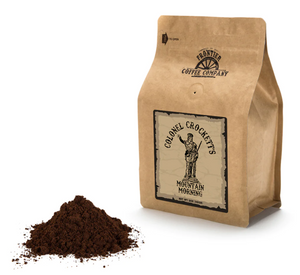 Frontier Coffee Company Colonel Crockett Mountain Morning 12 OZ Ground