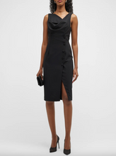 Load image into Gallery viewer, Black Halo Bridget Sheath  Dress Black