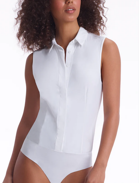 White button bodysuit sales