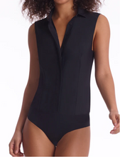 Load image into Gallery viewer, Commando Classic Sleevelesss Button Up Bodysuit Black