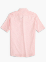 Load image into Gallery viewer, Southern Tide The Baynard Cove Stripe Short Sleeve Sport Shirt Rose Blush
