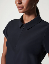 Load image into Gallery viewer, Spanx Sunshine Short Sleeve Top in Black