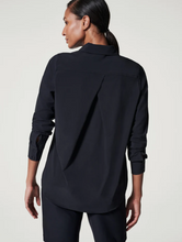 Load image into Gallery viewer, Spanx Sunshine Long Sleeve Top Black