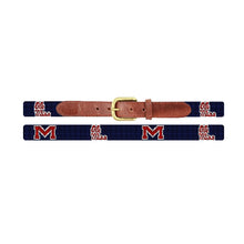 Load image into Gallery viewer, Smathers &amp; Branson Men&#39;s Needlepoint Belt (Ole Miss)