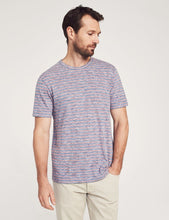 Load image into Gallery viewer, Faherty Short-Sleeve Heather Striped Tee