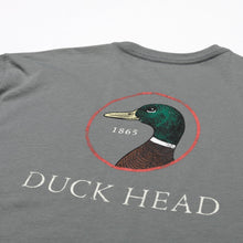 Load image into Gallery viewer, Duck Head Long Sleeve Logo T-Shirt (Grey)