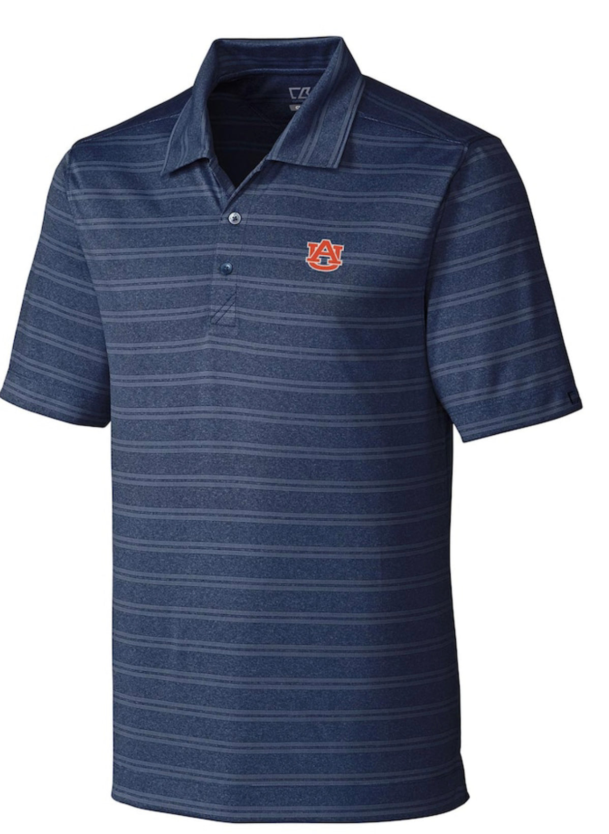 Cutter & Buck Forge Heathered Stretch Mens Polo - Indigo Heather - S