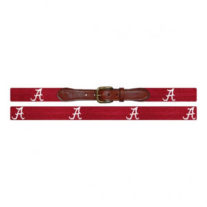 Smathers & Branson Needlepoint Men's Belt (Alabama)