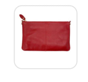 Small Bristol Leather Bag Red