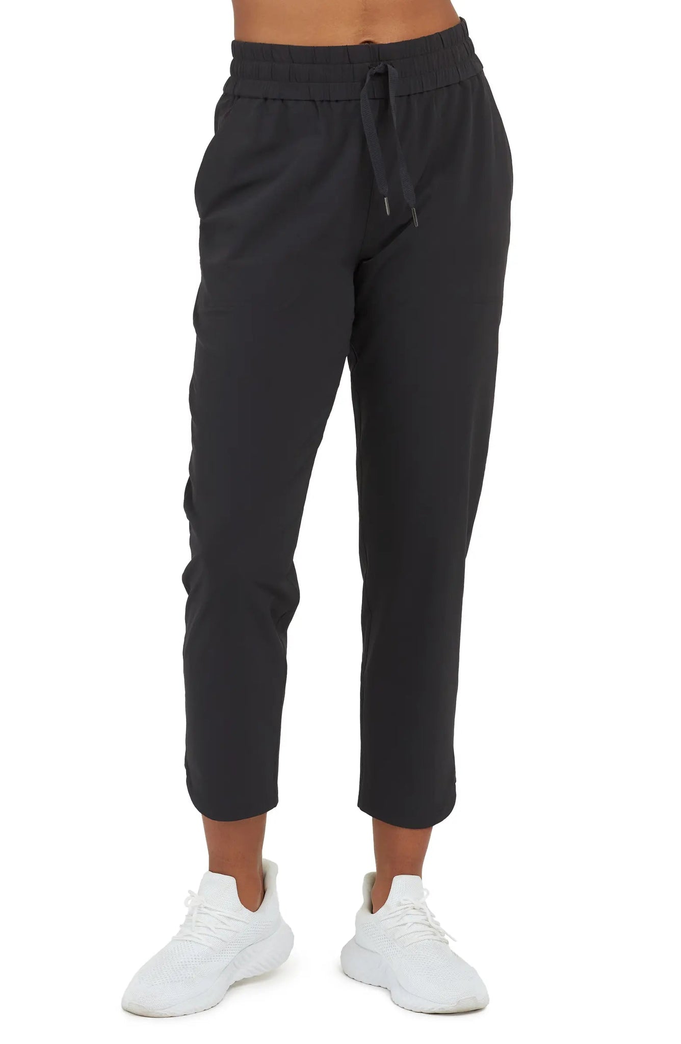 Spanx Out of Office Tapered Pant Very Black – The Blue Collection
