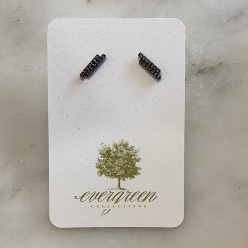 Evergreen Double Line Earrings