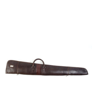 Martin Dingman Saddle Leather Sweet 16 Shotgun Case Chocolate